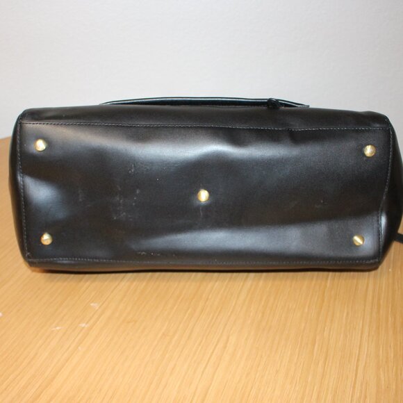 JEMMA EMMA TRAVELER 39 WORK BUSINESS LAPTOP WEEKENDER TRAVEL BAG BLACK VANILLA - Picture 7 of 8